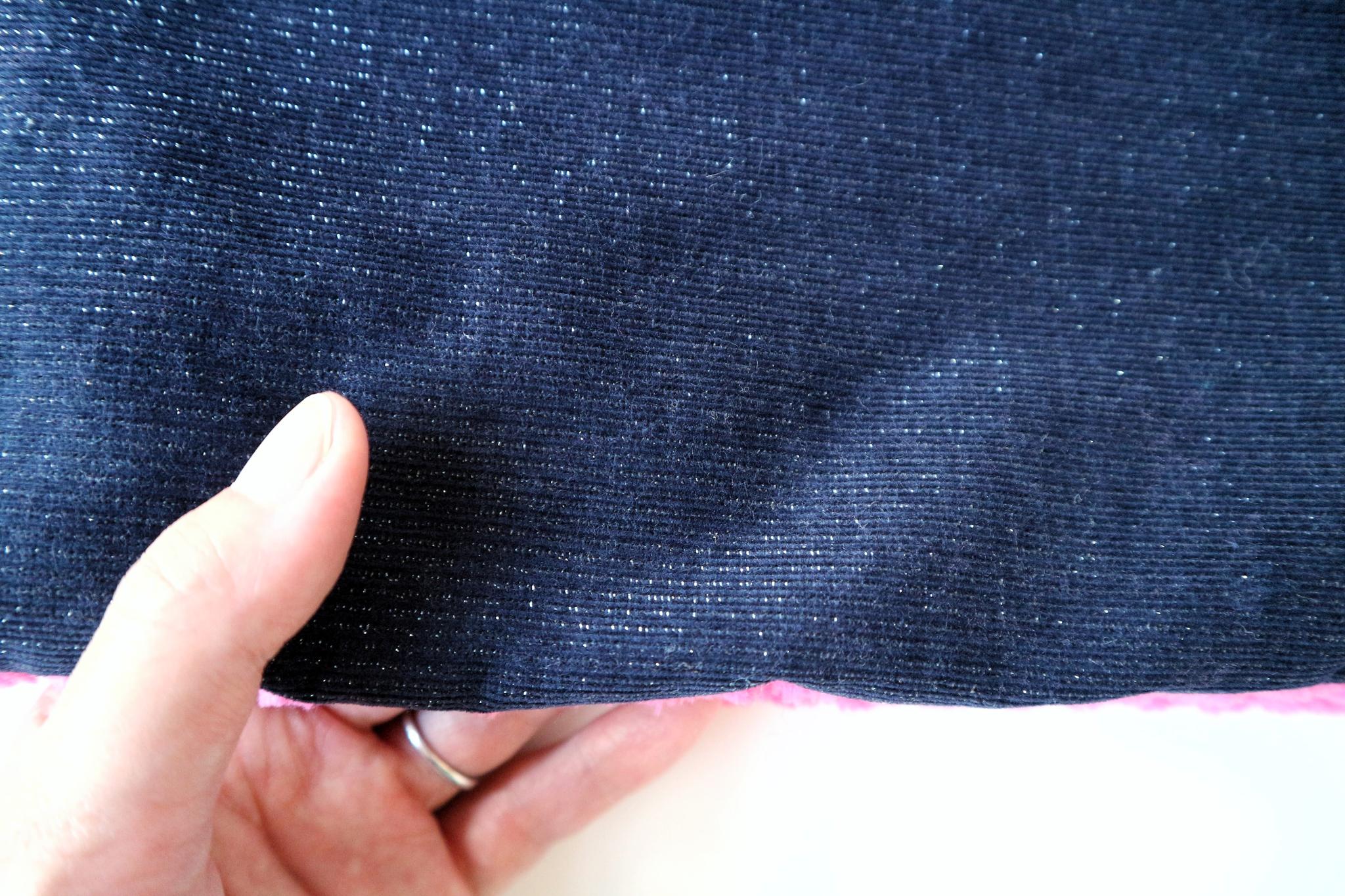 ひとさじの彩り　スヌード　ネイビー×ピンク | 8枚目